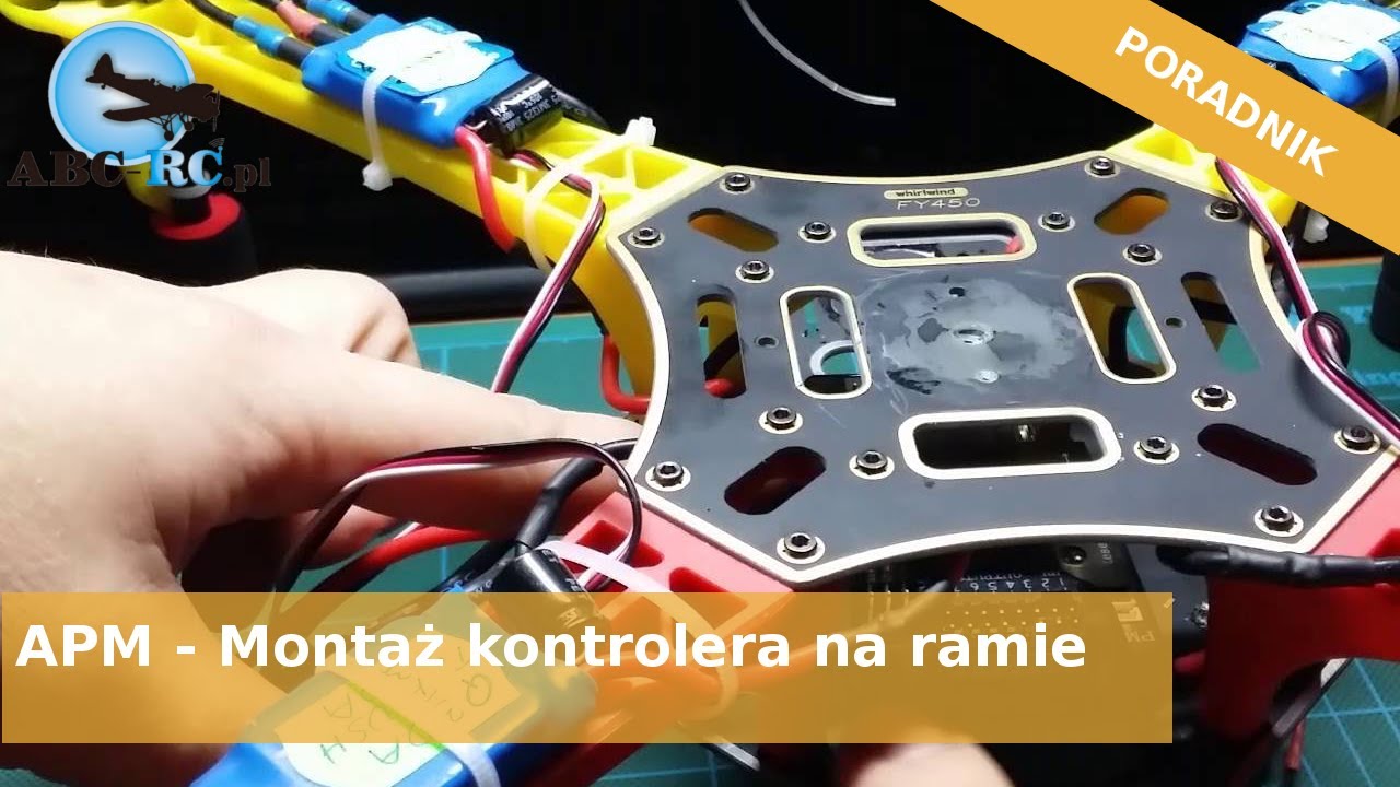 Konfiguracja APM - Montaż kontrolera na ramie modelu - ABC-RC.PL