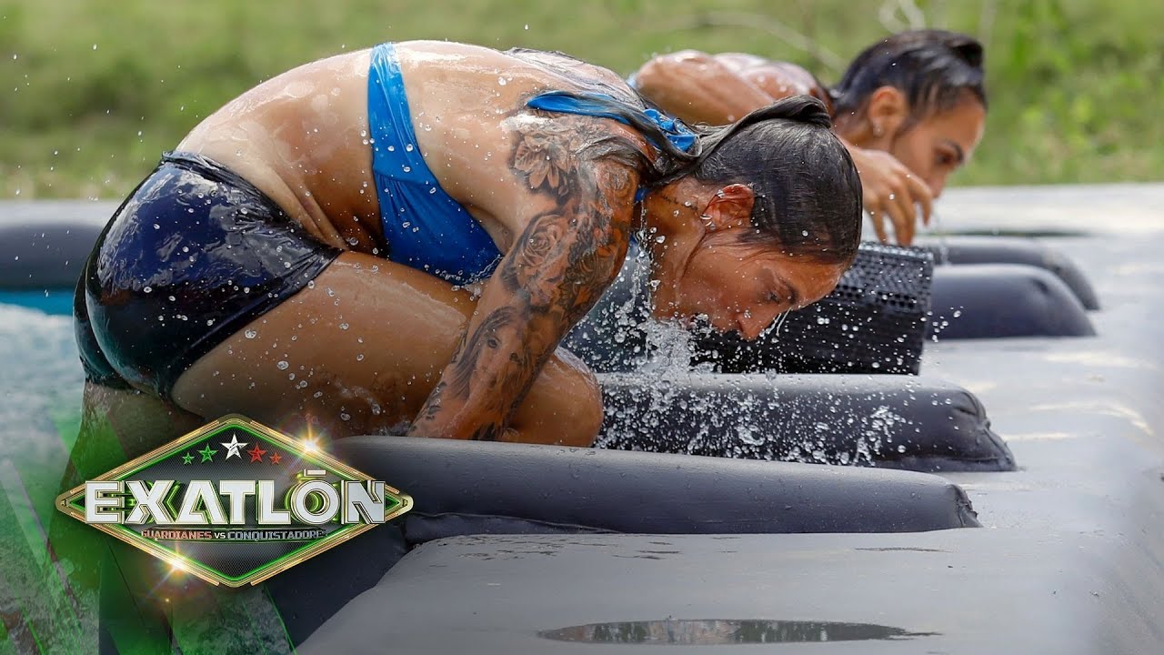 Reñida batalla femenina por icónica insignia de Exatlón. | Exatlón México