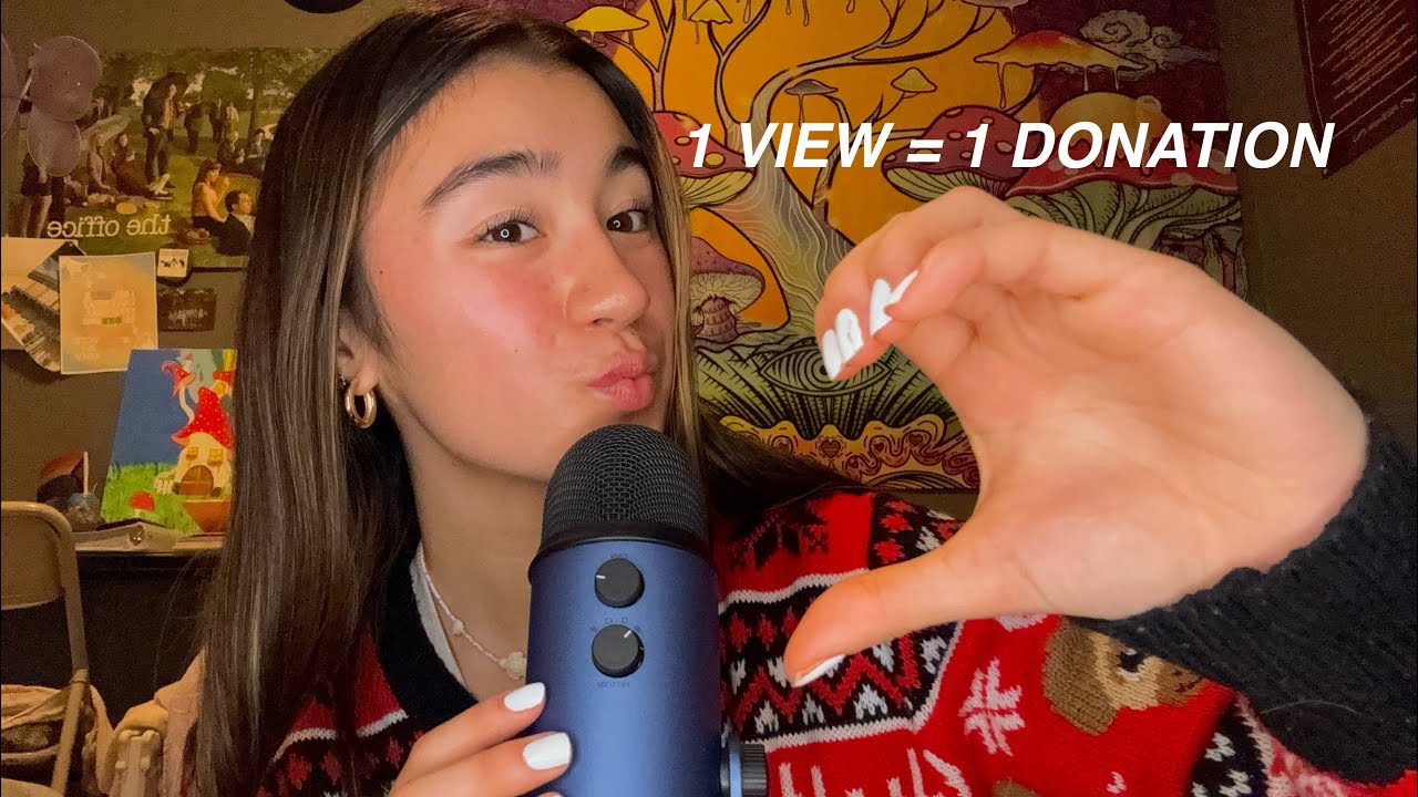 ASMR CHRISTMAS FUNDRAISER 🎅🏼 (close whispered, Christmas triggers, gifts!)