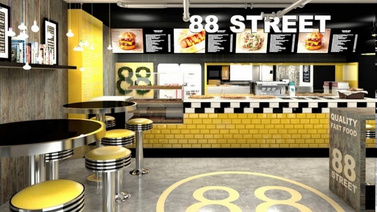 Fast food restaurant kitchen design