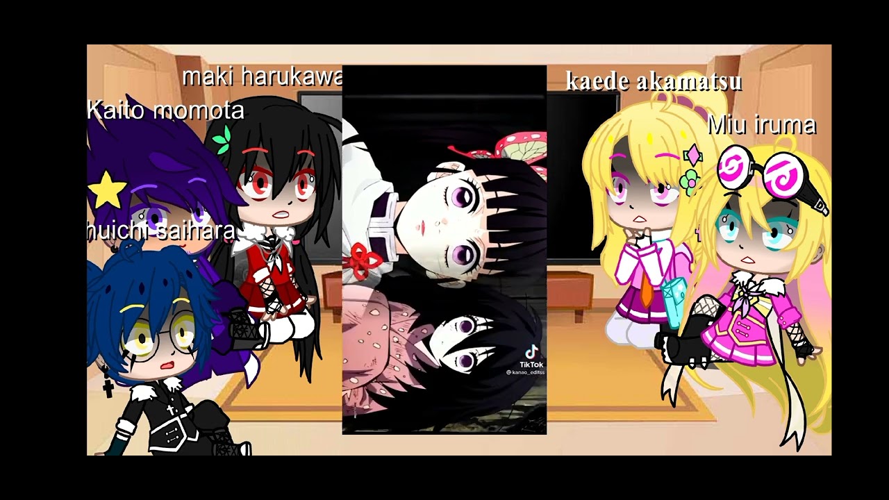 danganronpa v3 reaccionan a el pasado de kokichi es kanao tsuyuri