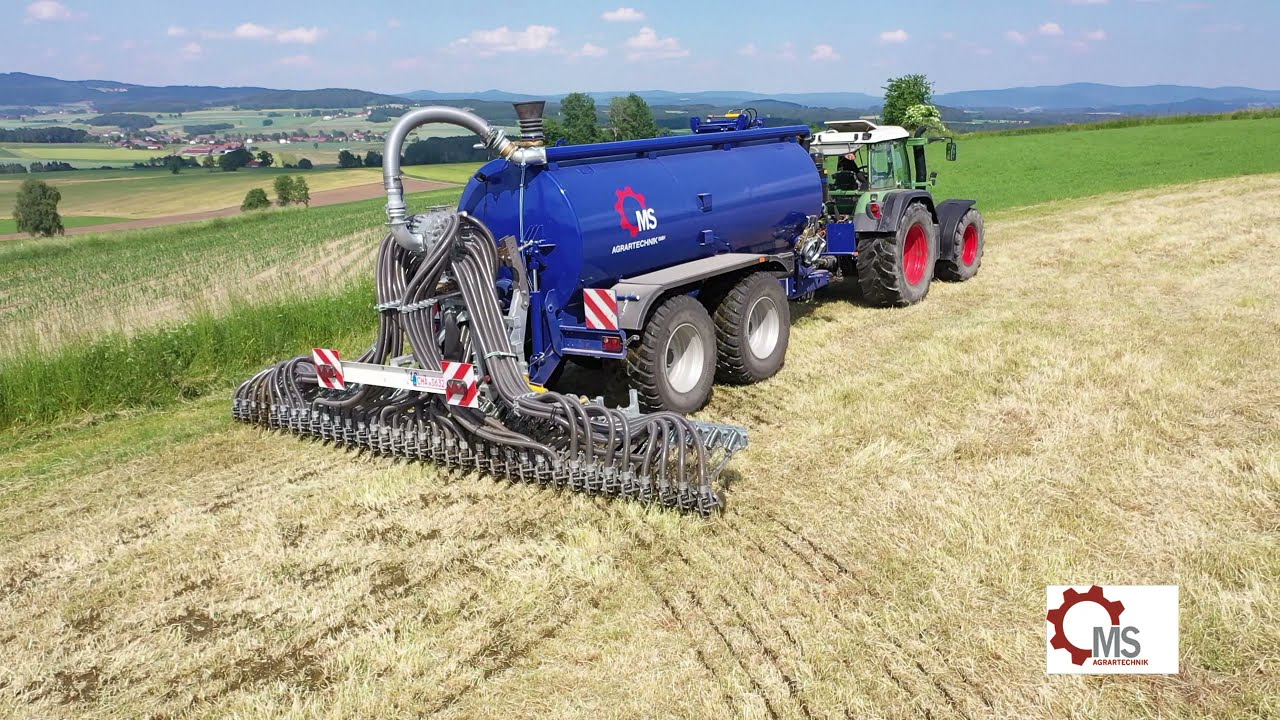 Gülle schlitzen - Fendt 820, Kobzarenko VNC 16, Slootsmid SK 700