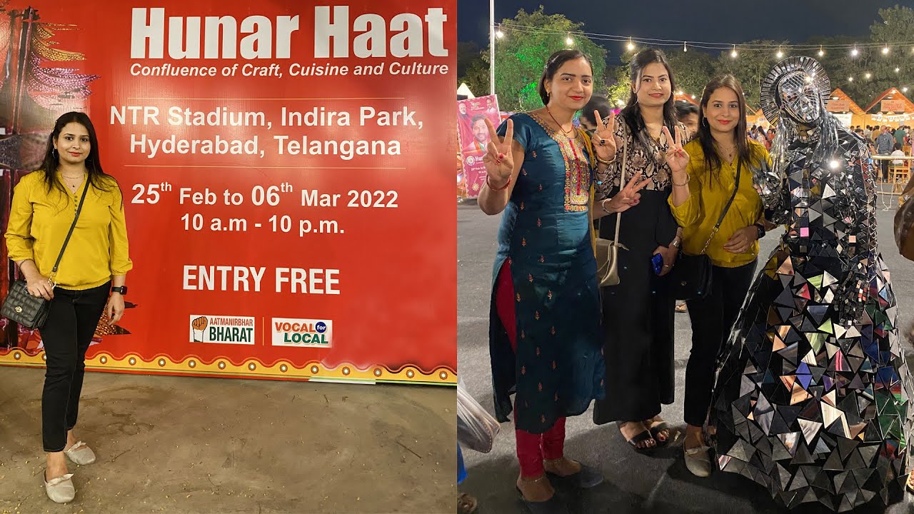 Hunar Haat Hyderabad 2022 || Craft, Cuisine Aur Culture ka Sangam || Food, Musical programmes & More