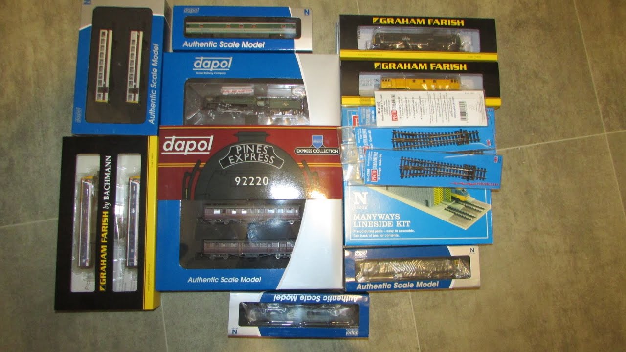 N gauge shopping trip to Tonys Trains.