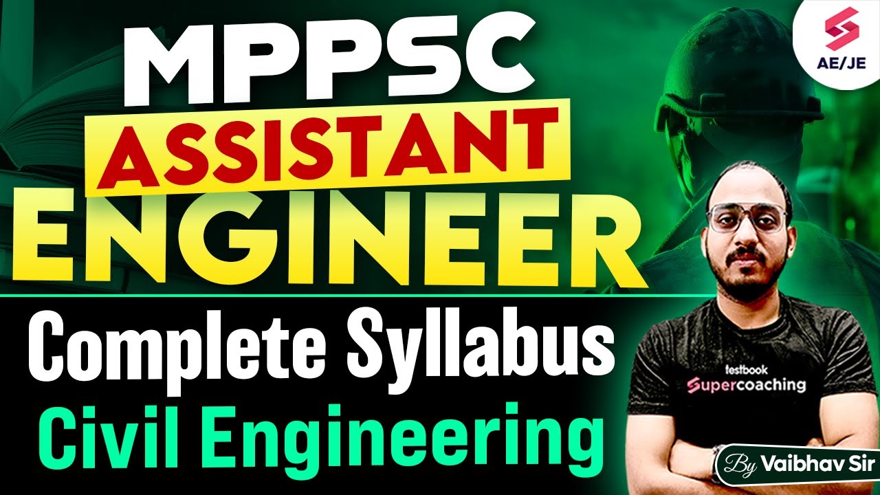 MPPSC AE 2025 | MPPSC AE Civil Engineering | MPPSC AE Civil Engineering Syllabus | Vaibhav Sir