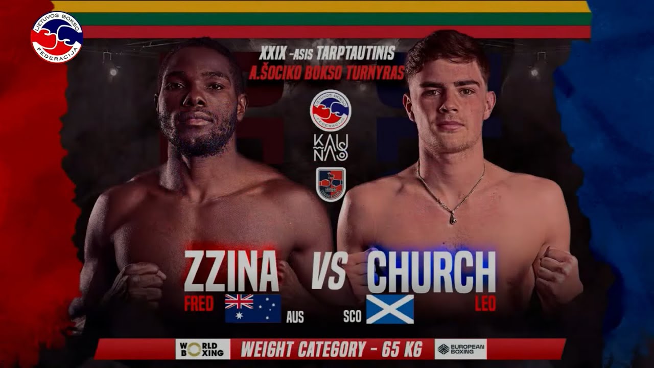 Leo Church (SCO) vs. Fred Zziwa (AUS) Algirdas Šocikas 2025 Final (65kg)