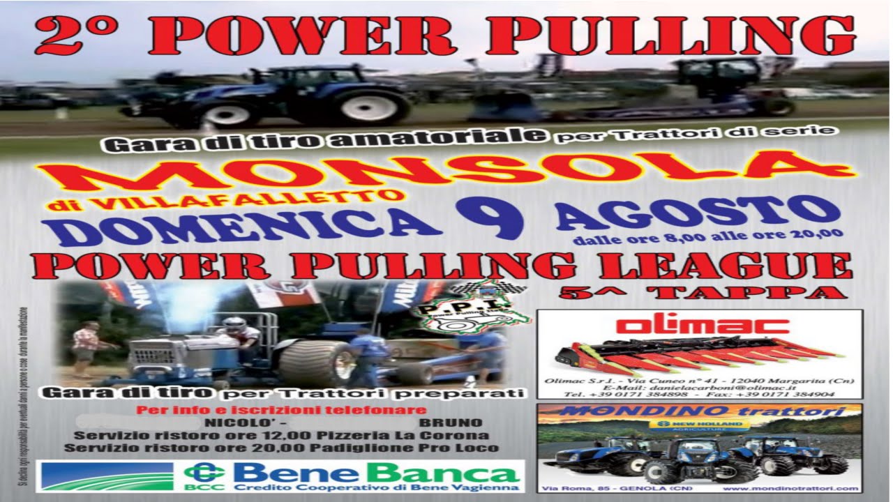 Tractor pulling Monsola 2015