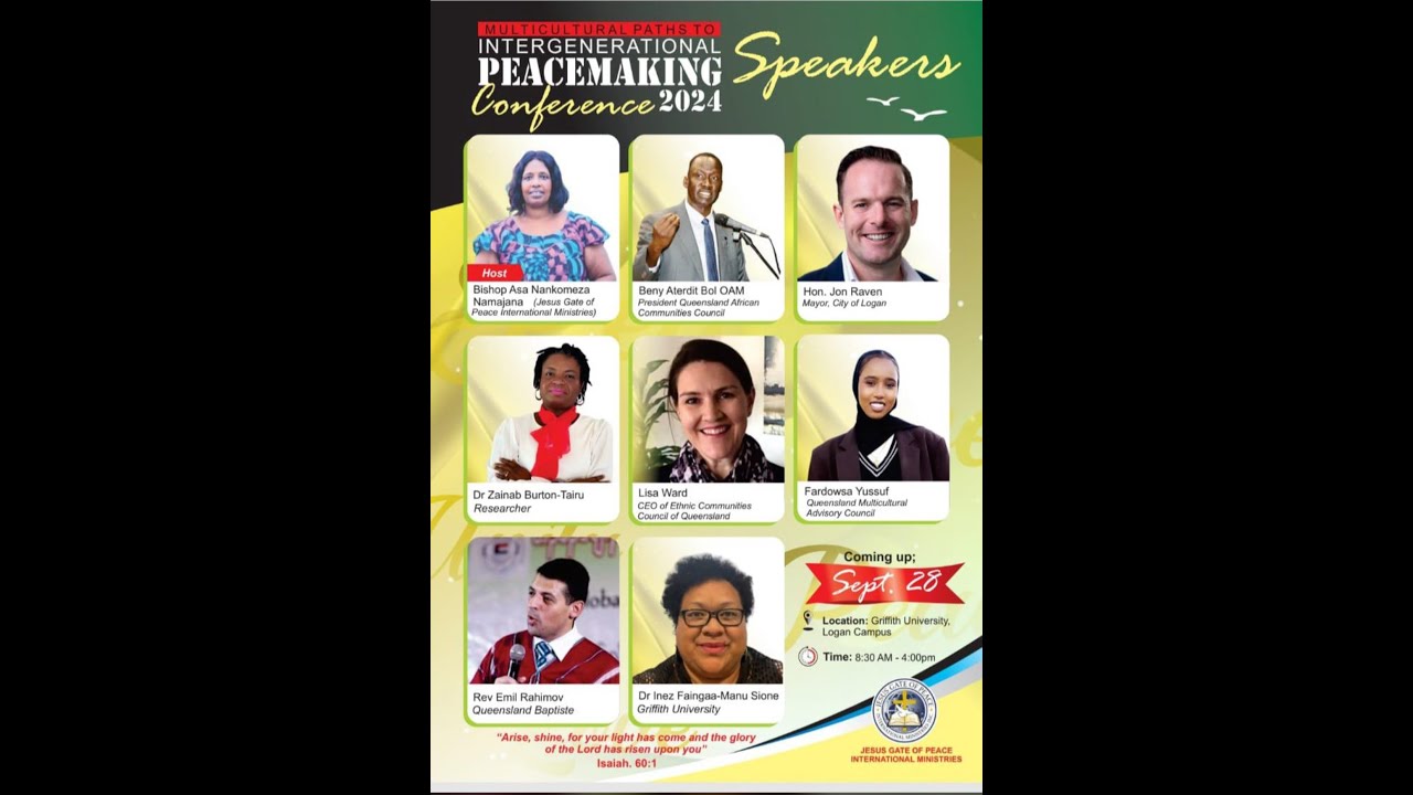 MULTICULTURAL PATHS TO INTERGENERATIONAL PEACEMAKING CONFERENCE 2024