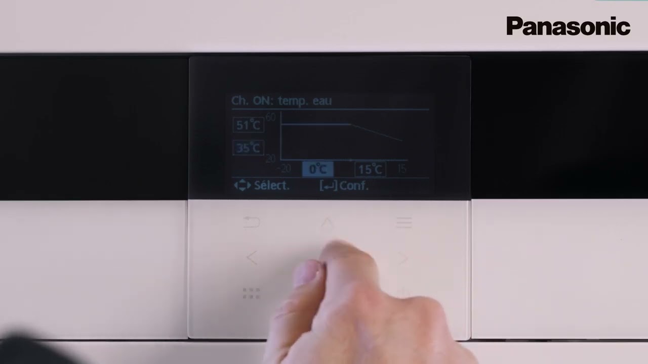Mise en service Aquarea K – Réglages chauffage et ECS