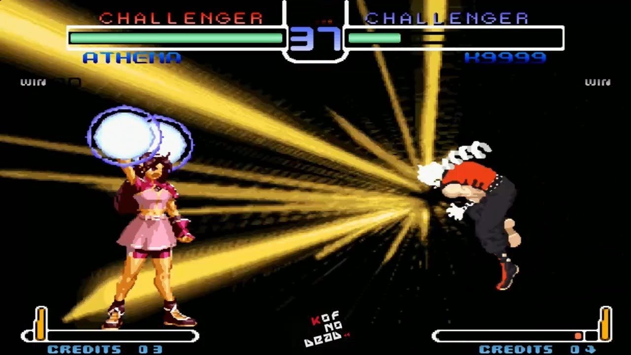 K9999 Oculto vs Athena Choi Joe Mai Yuri Iori Billy Whip KOF 2002