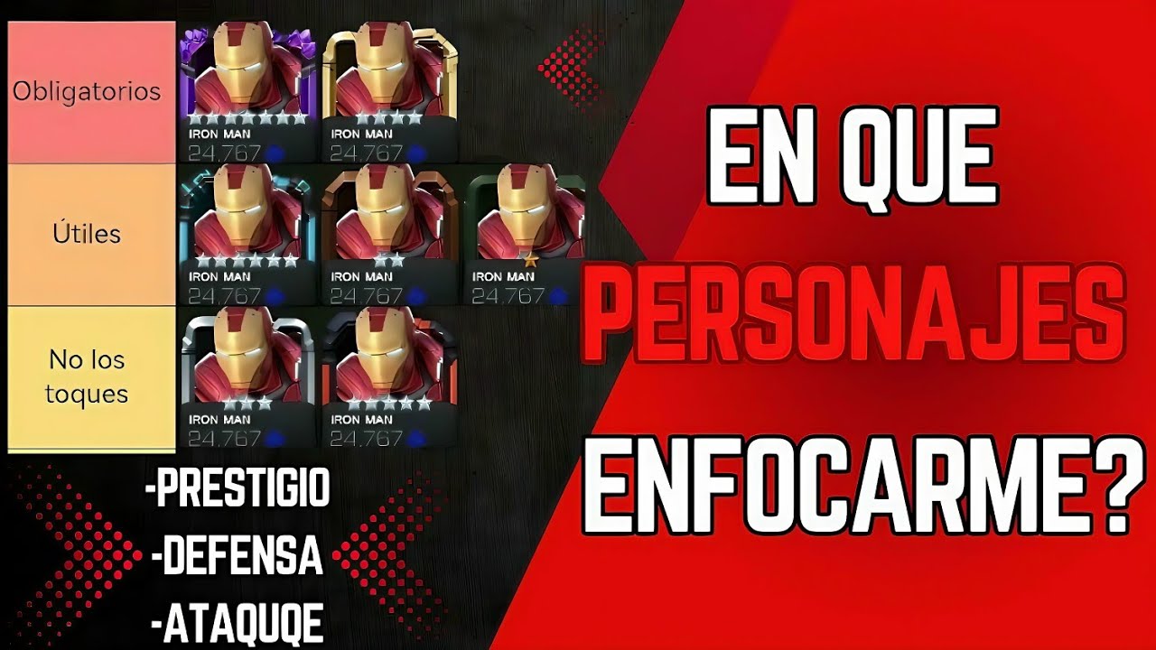 Guía de Ascensiones | Que Personajes Subir? | Rarezas, Prestigio, Ataque, Defensa | MCOC | J € D