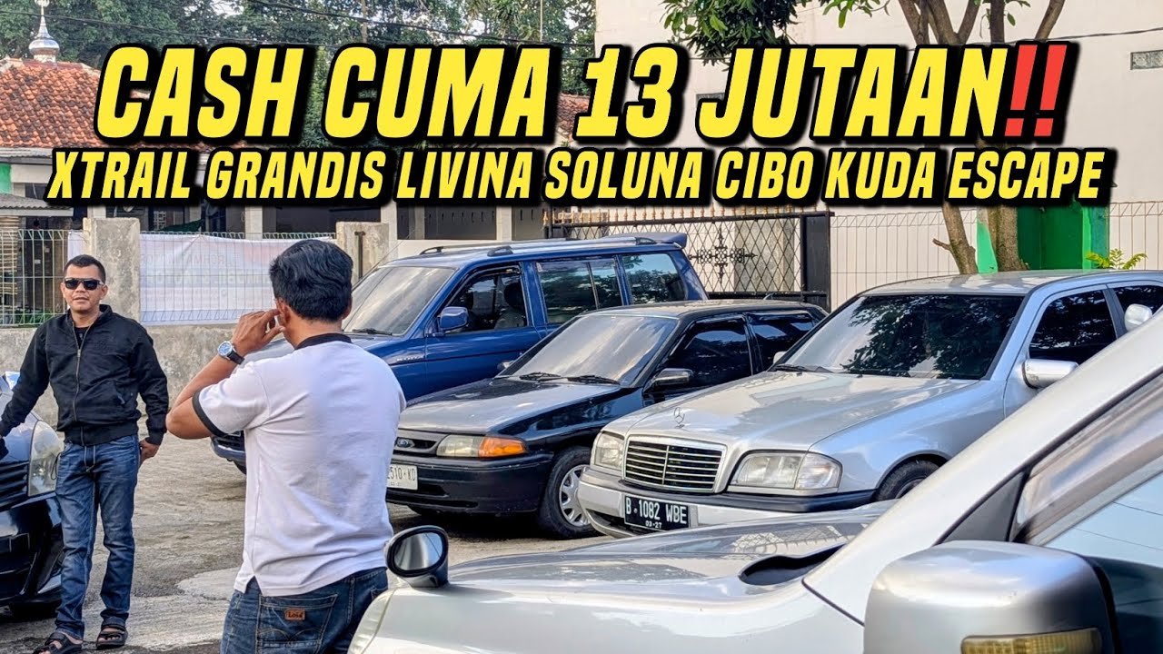 Obral mobil bekas murah murah ni di HRM❗Cash termurah seharga motor 13 juta Xenia livina kuda soluna