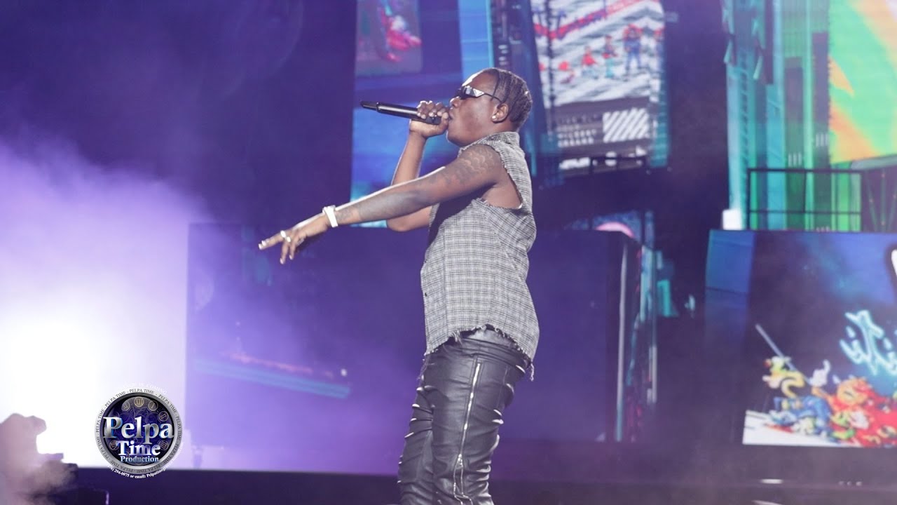 VALIANT almost break his neck trying to get MAD out, RajahWild AT Chris Brown BZR Weekend Jamaica
