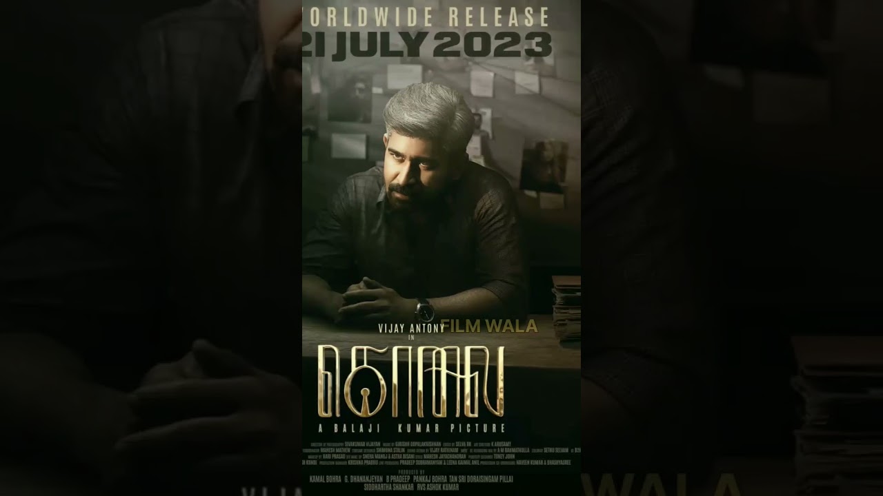 #VijayAntony next #Kolai audio release today. Amazing songs from @ggirishh Film Releases 21st July
