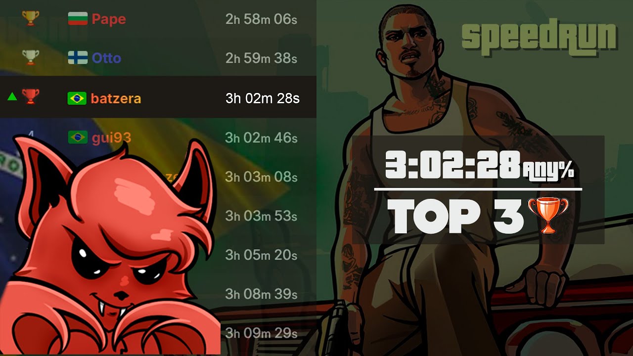 GTA San Andreas Any% Speedrun | 3:02:28