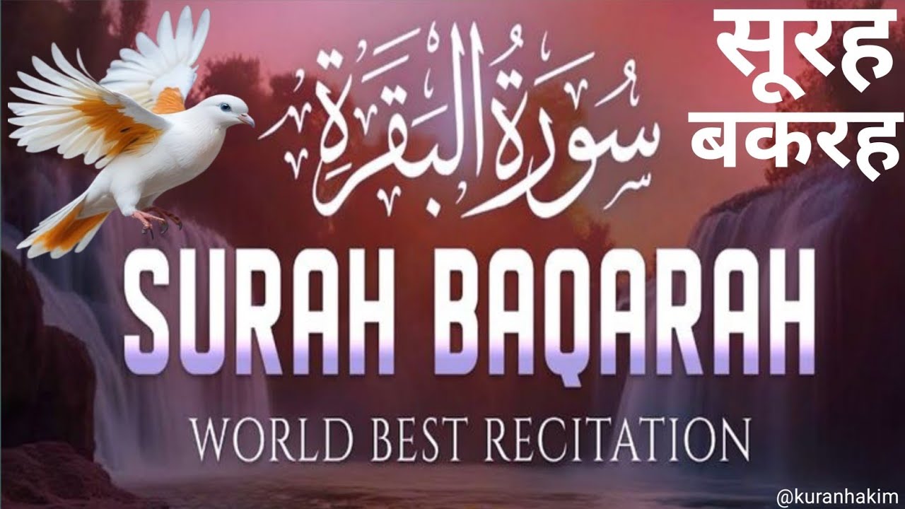 Surah Al- Baqrah Full 🕌 सूरह अल्बकराह 🕌سورہ البقرہ🕌 सुबह का बेहतरीन तोहफा 🕌 ज़रूर पढ़े या सुने 🕌