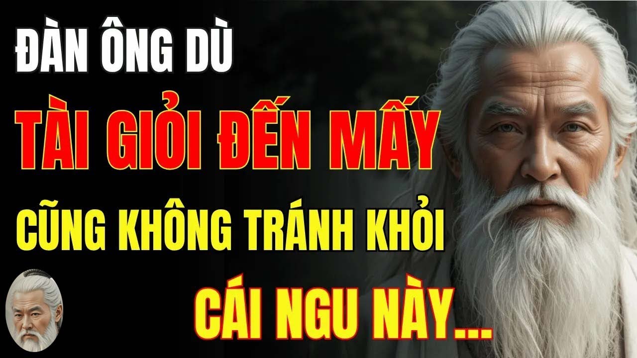 Cổ Nhân Dạy   Đàn Ông Có Tài Giỏi Đến Mấy Cũng Không Tránh Khỏi 6 Cái Ngu Này   Triết Lý Cuộc SốNG