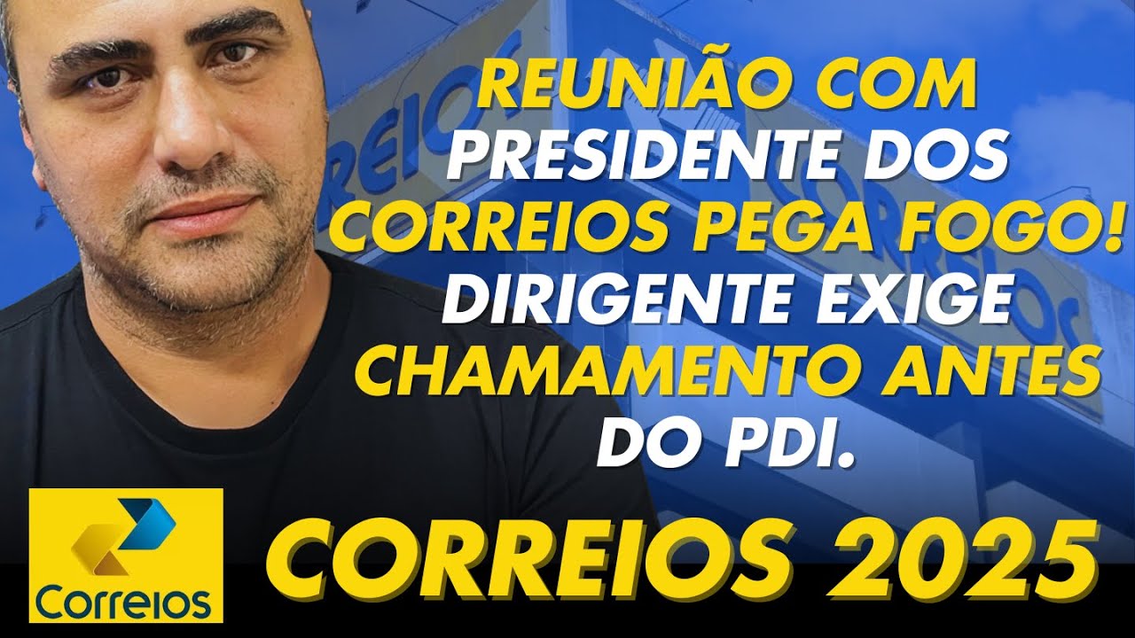 Presidente dos Correios recebe dirigentes sindicais