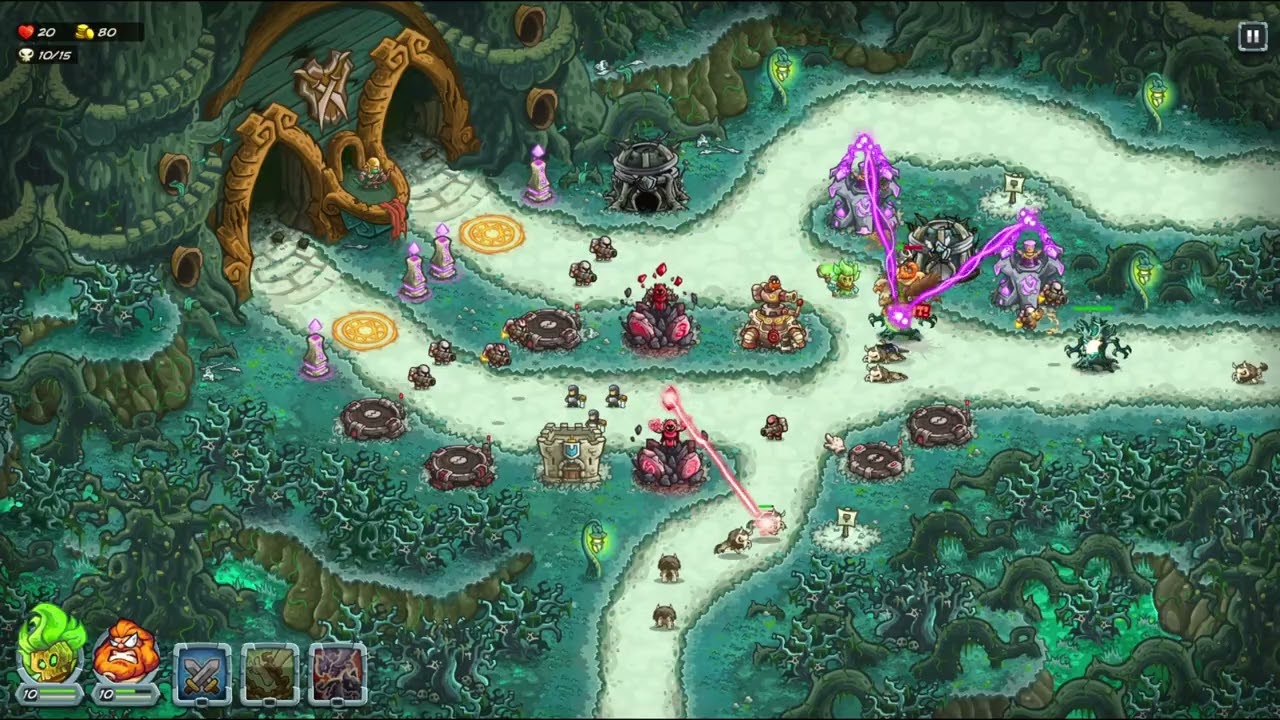 Kingdom Rush 5: Alliance [Безумец] → 18.Застава Глубоколесья