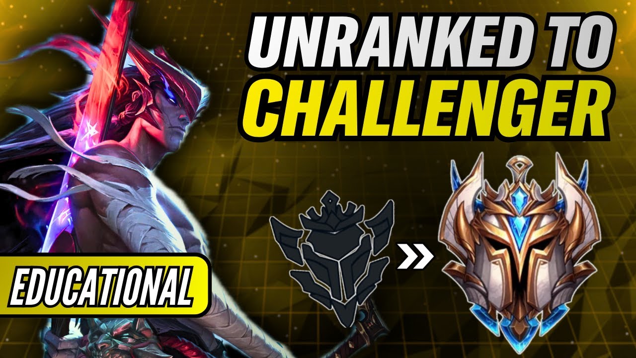 Wild Rift: Educational Unranked to Challenger on Yone (Yone Guide)