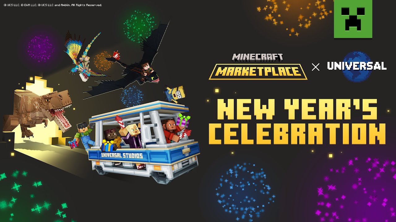 Minecraft x Universal New Year&rsquo;s Celebration