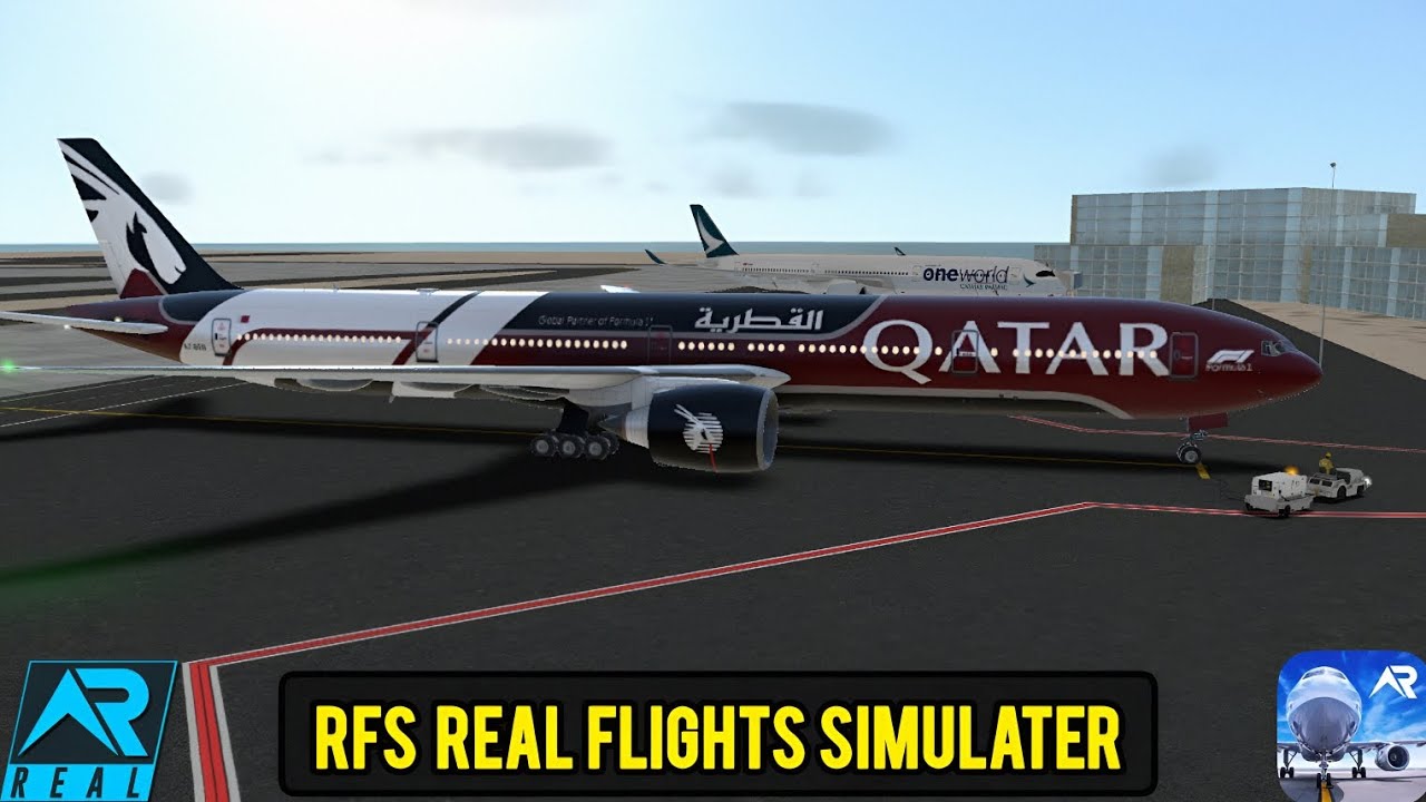 RFS Real flights Simulater Beijing to Doha Qatar Airways b777 300er full flights