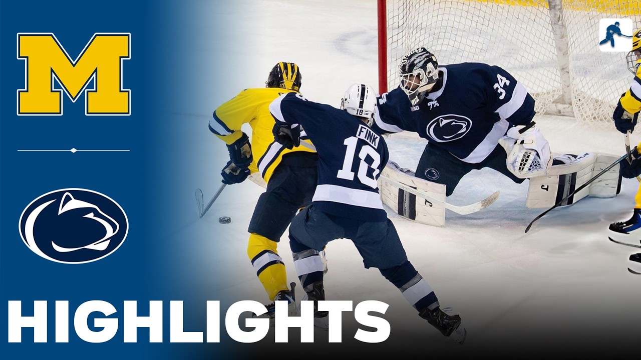 Michigan vs Penn State | NCAA College Hockey | Highlights - March 14, 2026