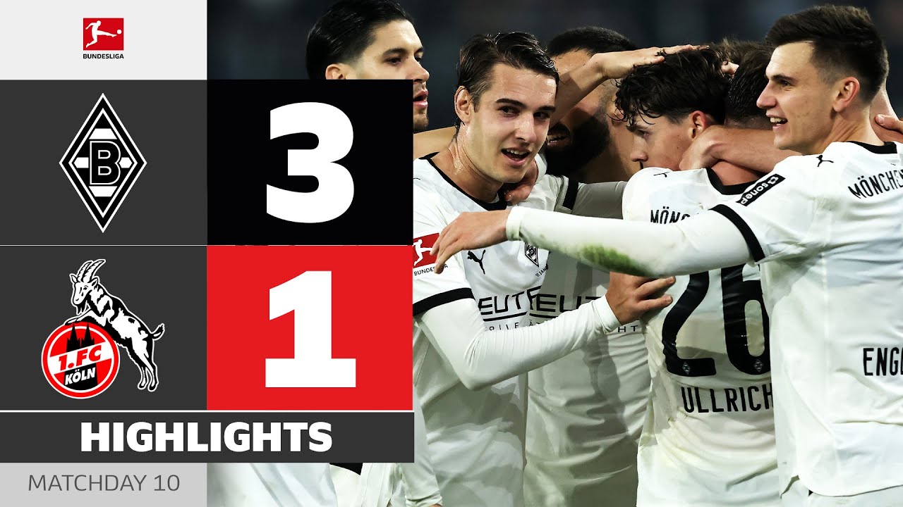 Gladbach Wins Rheinderby! | BORUSSIA M'GLADBACH - 1. FC K&Ouml;LN | Highlights | Bundesliga 2025/26