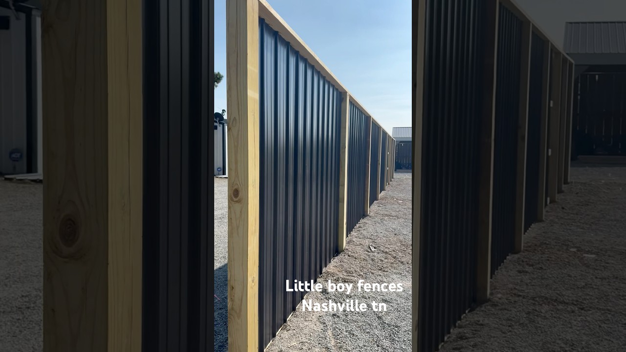 Nice table top fences  metal roof panels