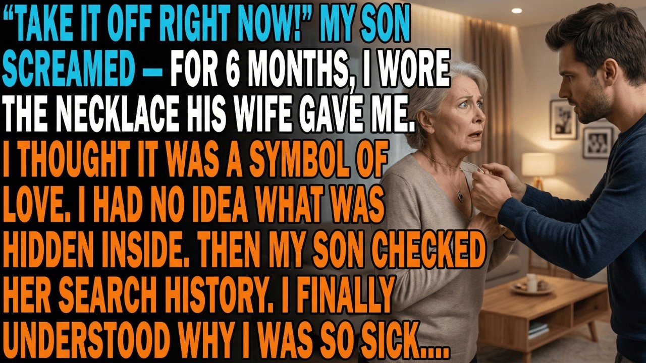 My Son's Wife Gave Me a Beautiful Necklace — 6 Months Later, a Doctor Revealed the Horrifying Truth.
