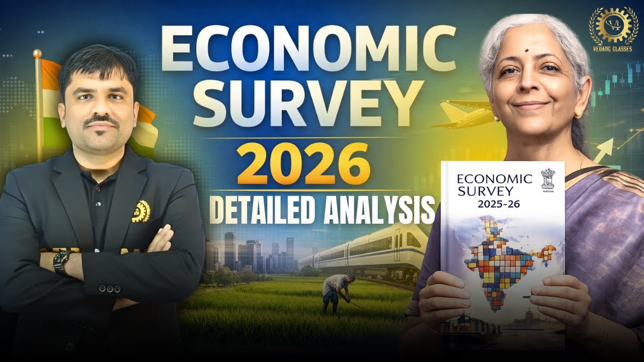 Economic Survey 2026 & Union Budget 2026 Complete Analysis | Key Highlights, Growth, Jobs & Exams