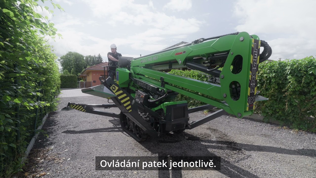 Pracovní plošina Leguan 190  - ovládání
