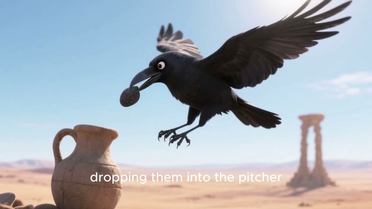 The clever thirsty Crow।Kids simba show।bedtime story for kids