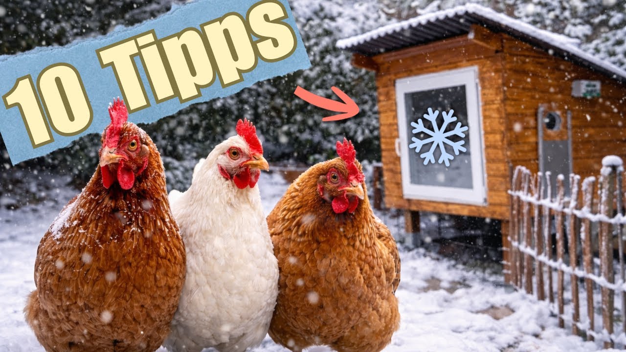 Kältestress bei Hühnern? So machst du deinen Hühnerstall winterfest