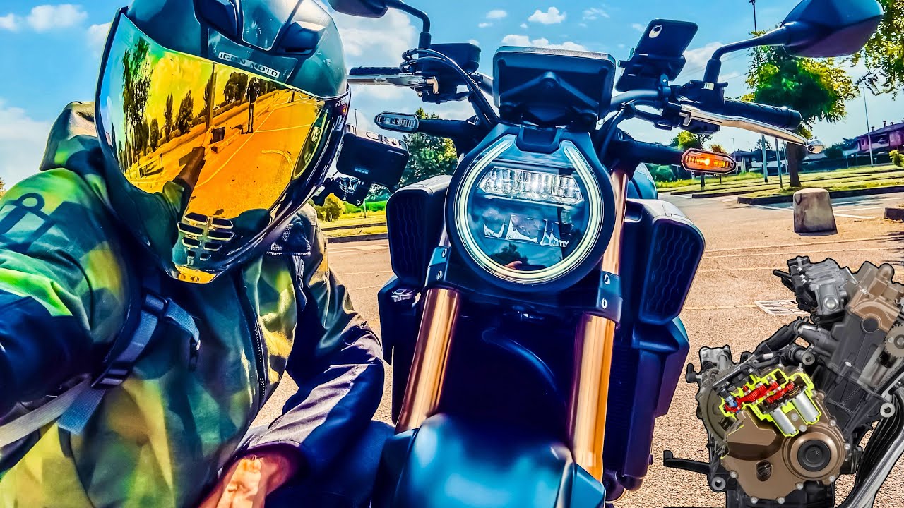 PROVA HONDA CB 650R E-CLUTCH 2024 FACILE È MEGLIO ?