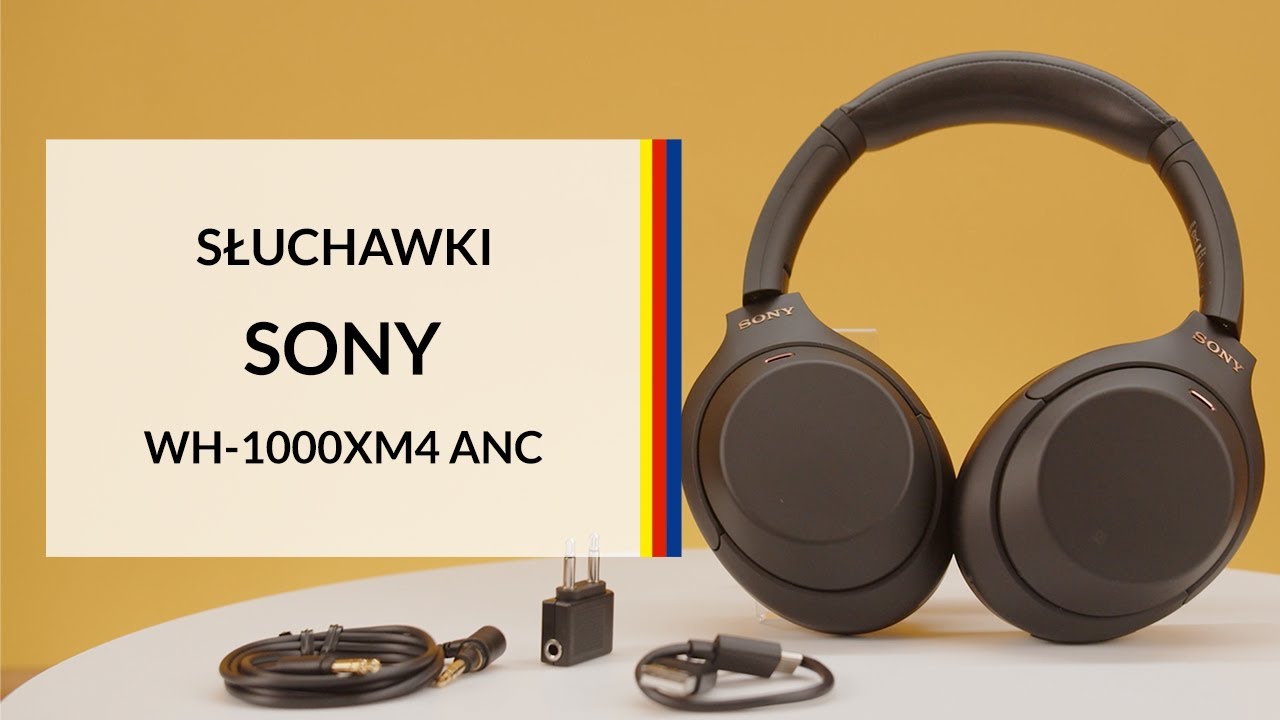 Słuchawki bezprzewodowe Sony WH-1000XM4 ANC - dane techniczne - RTV EURO AGD