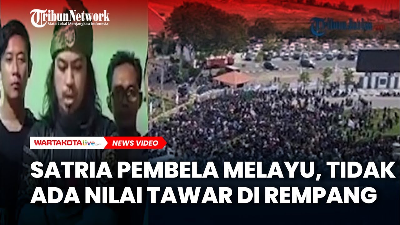 TEGAS! Tak Ada nilai Tawar, Warga Melayu Bersatu Mempertahankan Tanah Leluhur di Rempang Galang
