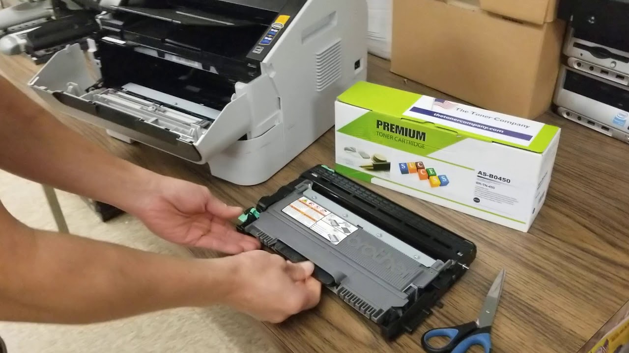 How to replace toner for Brother Intelli Fax 2840 unit
