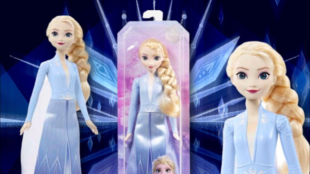 Распаковка и обзор куклы Эльзы ❄️🥶 Disney Frozen 2 от Mattel 🔥💧🌬️