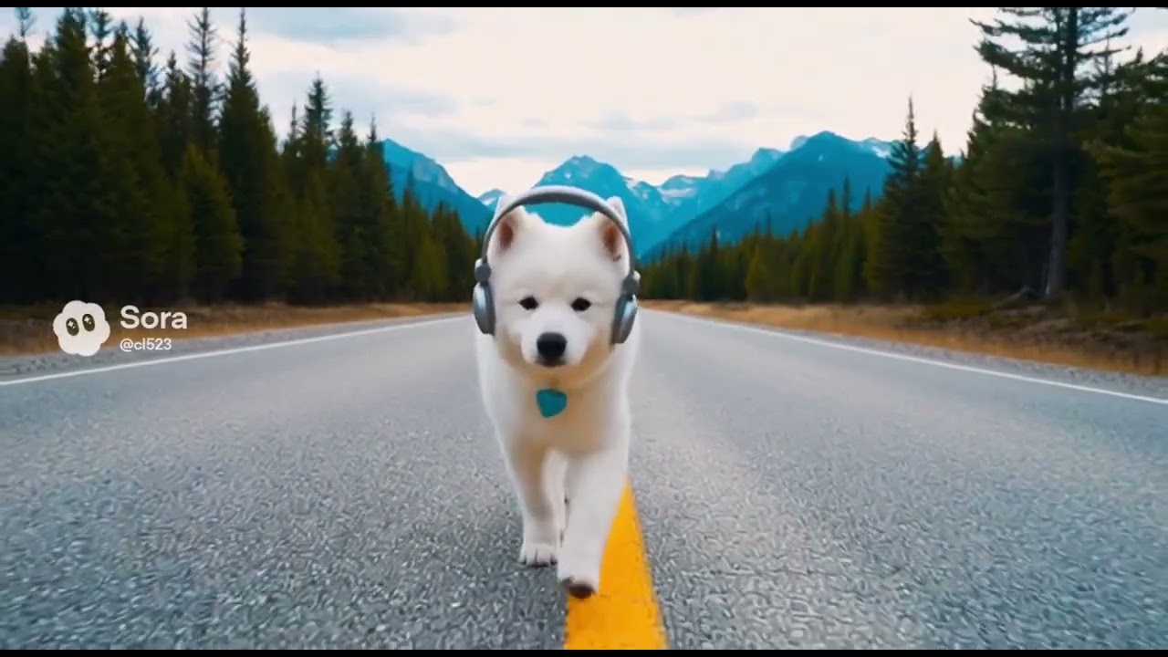 Walk with Yuki | Calm LoFi Beats on a Mountain Road