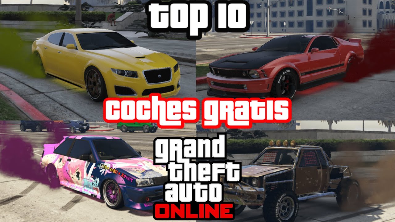 TOP 10 AUTOS GRATIS QUE PUEDES CONSEGUIR EN LA CALLE GTA ONLINE!