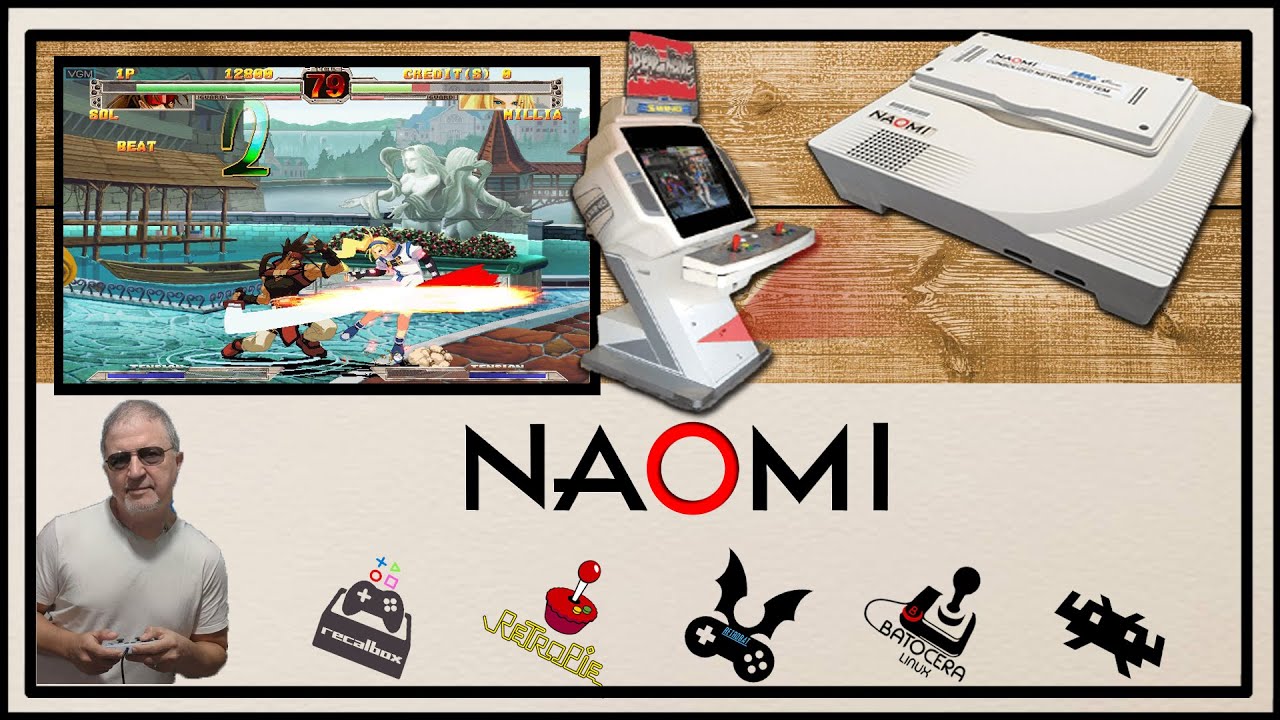 Pack com 124 jogos da placa Sega Naomi, para Batocera.plus etc.