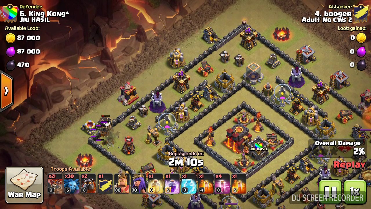 AQ walk laloon clash of clans