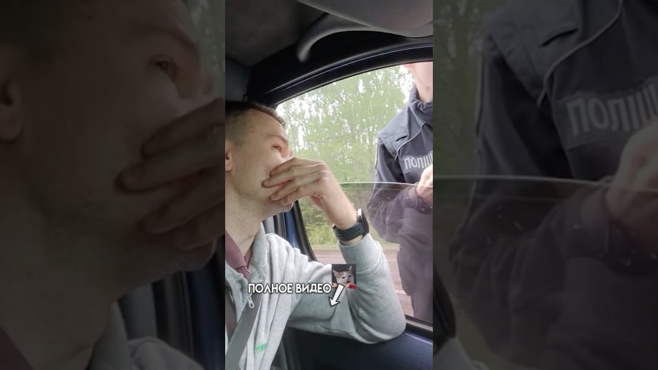 Водитель учит &laquo;зеленых&raquo; копов