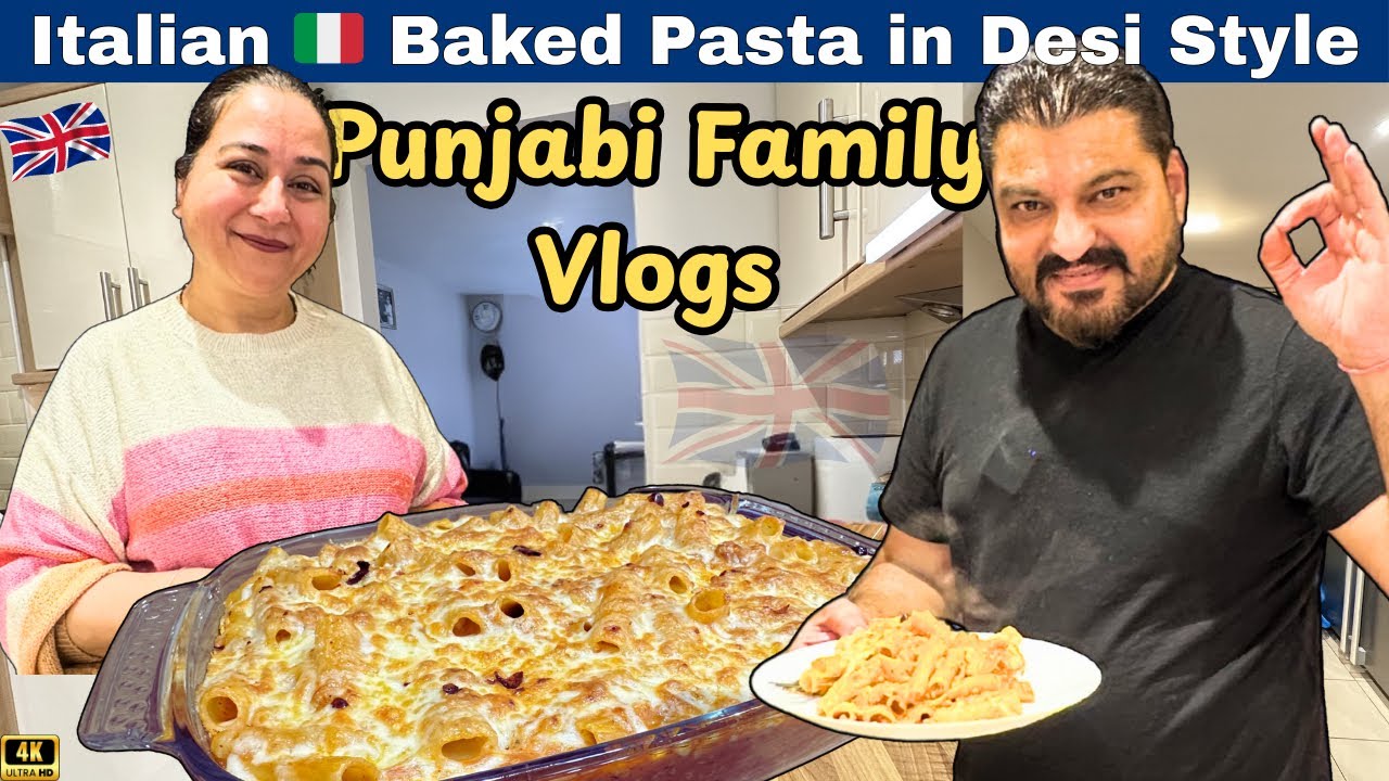 Italian Baked Pasta in Desi Style | Pasta al Forno | Vijay Munisha Daily Family Vlogs | 4K| 