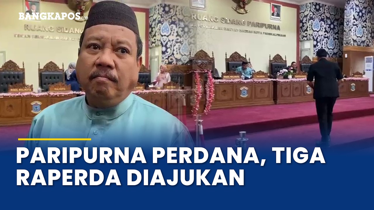Pemkot Pangkalpinang Ajukan Tiga Raperda dalam Paripurna DPRD Perdana 2026