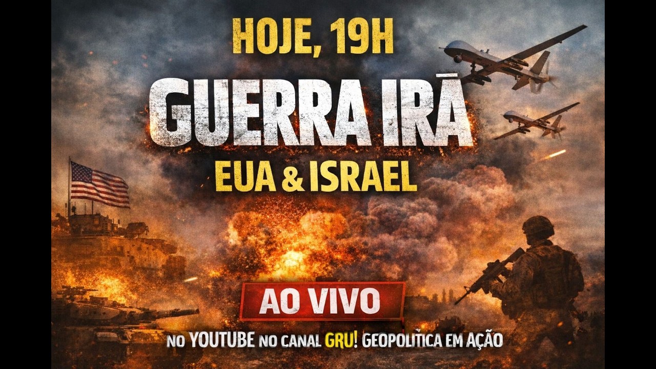 19:00 - Destaques da Geopol&iacute;tica - Especial Ir&atilde; - Com Coronel Coutinho e Marlus Santos