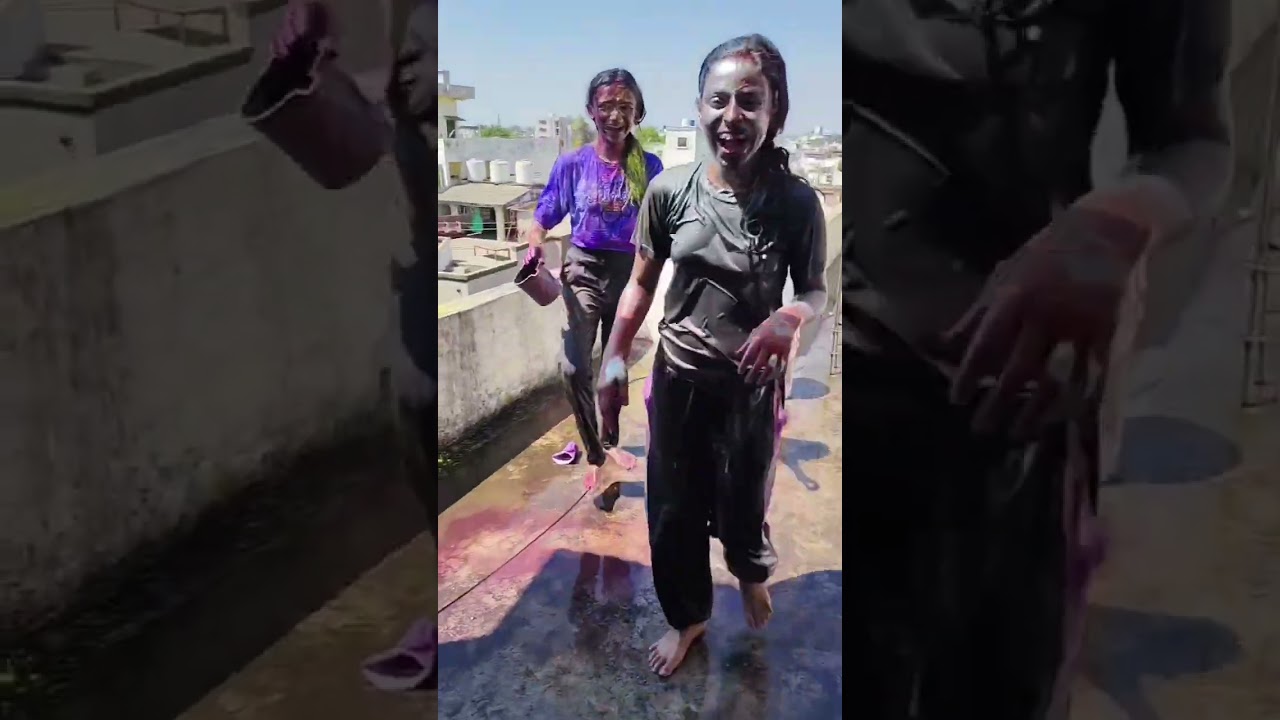 Holi celebration 2026 with bachha party 