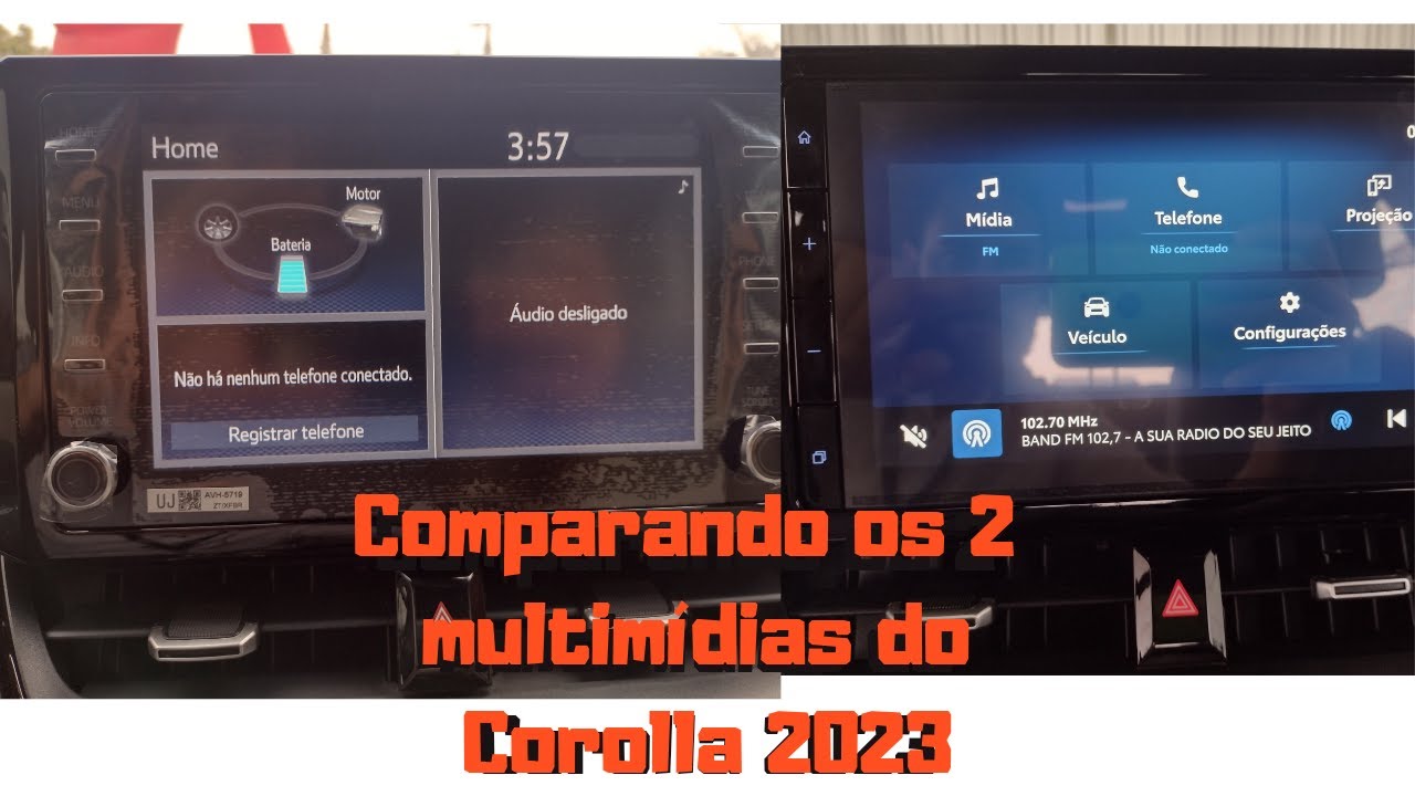 Corolla 2023 multimidia Harman kardon e Pionner