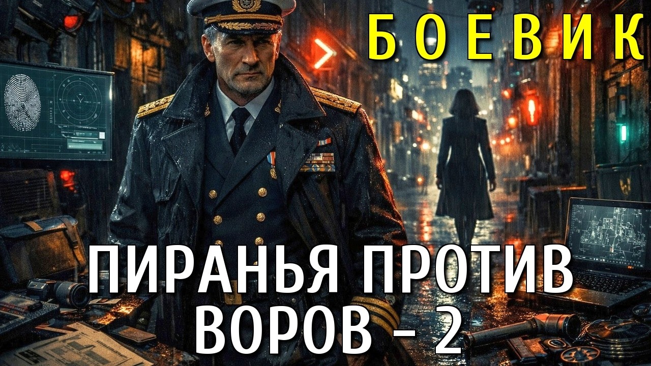 🆓 АУДИОКНИГА ПОЛНОСТЬЮ ✅ ДЕТЕКТИВ: Пиранья против воров - 2 | Слушать полную аудиокнигу